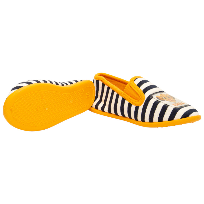 Zapatillas bajas a rayas con parche de Simba Disney para niño 