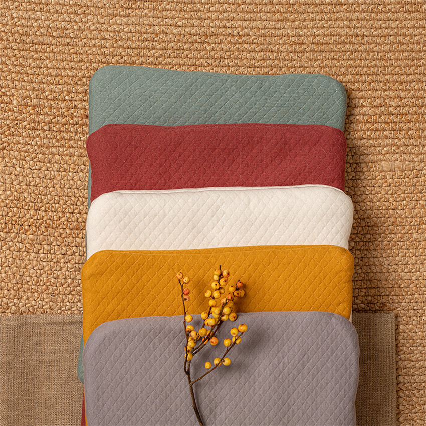 Juego de cama  edredón y almohada Pure burdeos 