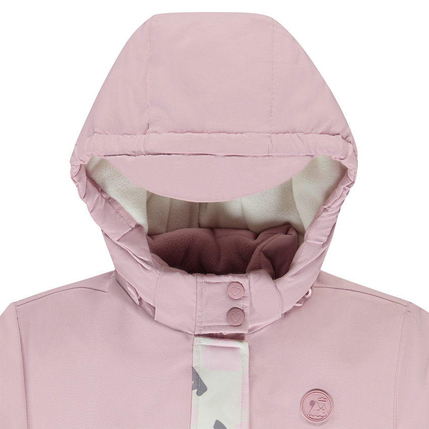 Mono de esquí con estampado artístico para niña 