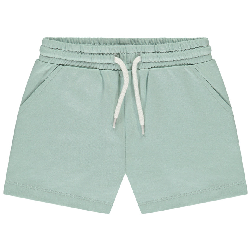 Short de felpa lisa para niña 