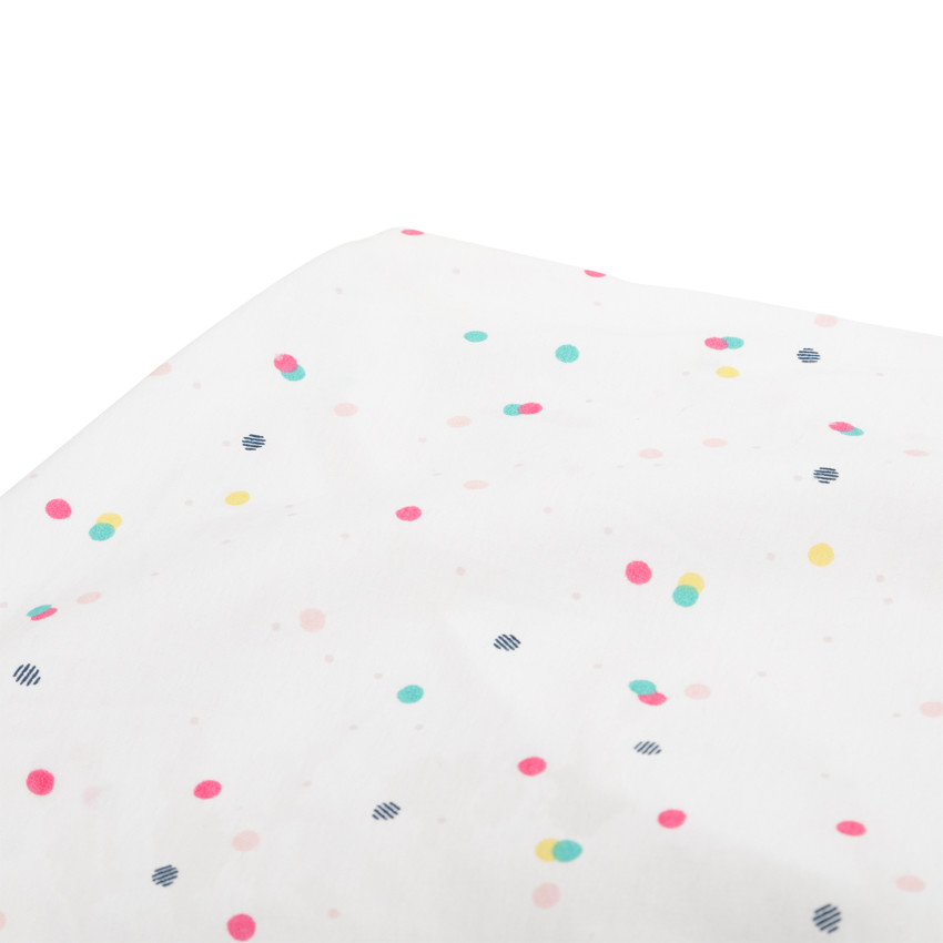 Sábana bajera print lunares 60 x 120 cm 