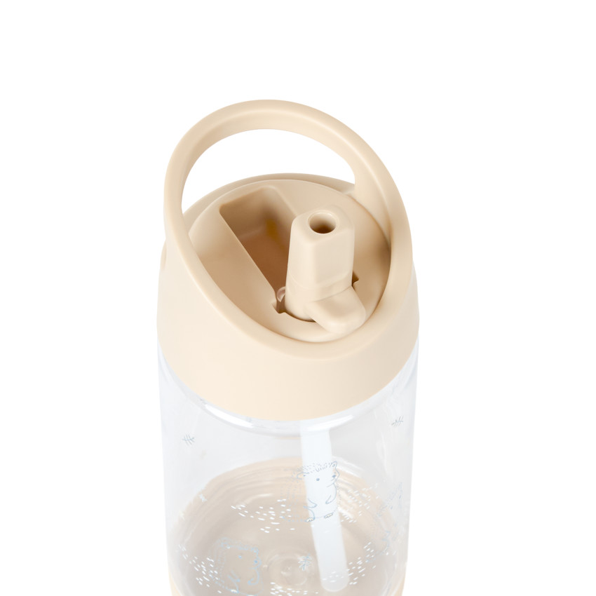 Botella de agua erizo con pajita retráctil - 400 ml 