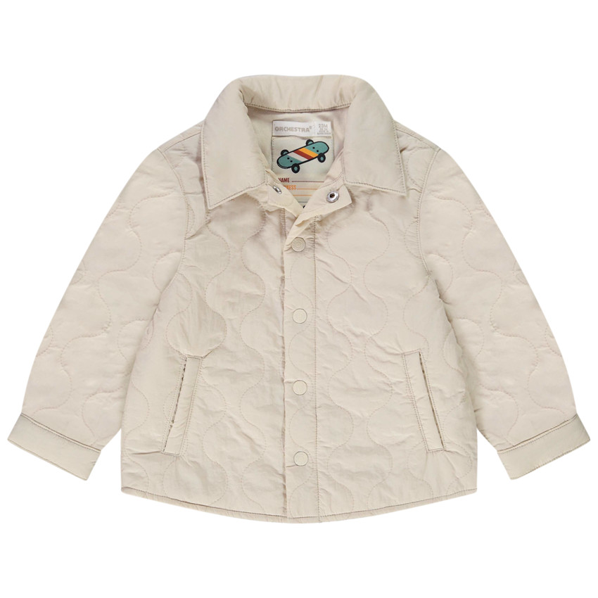 Camisa acolchada lisa para bebé niño  Additional Camisa acolchada lisa para bebé niño