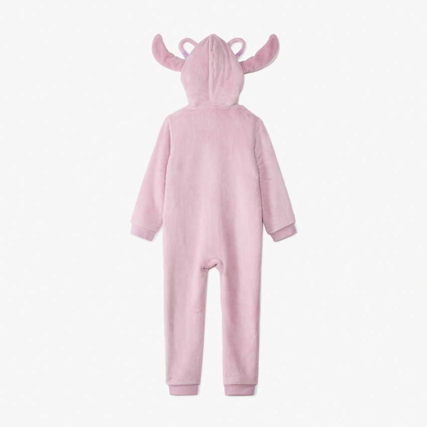 Surpyjama Angel Disney à capuche ludique et doublure sherpa pour fille 