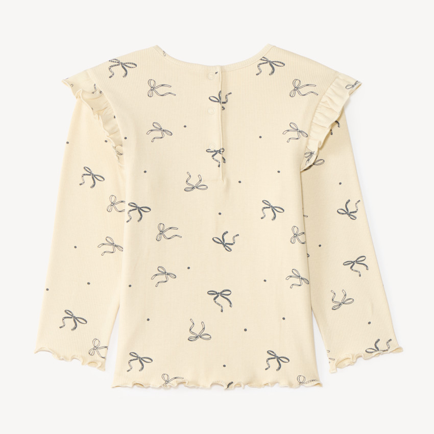 Camiseta de manga larga para niña con estampado divertido 