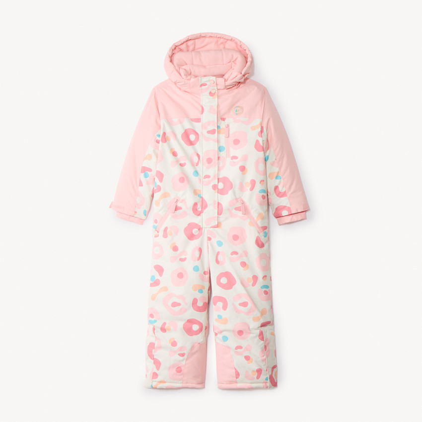 Combinaison de ski imprimé arty pour fille  