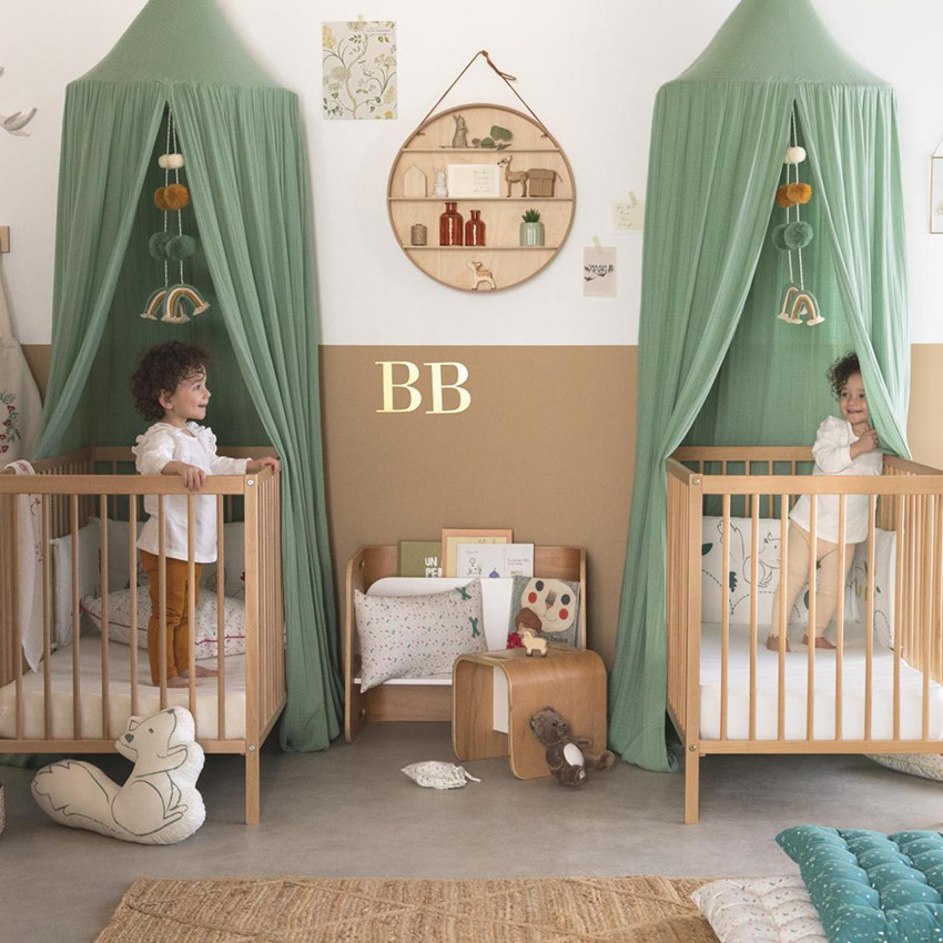 Cuna con barrotes Pocket 2.0 60 x 120 cm - Natural barnizado 