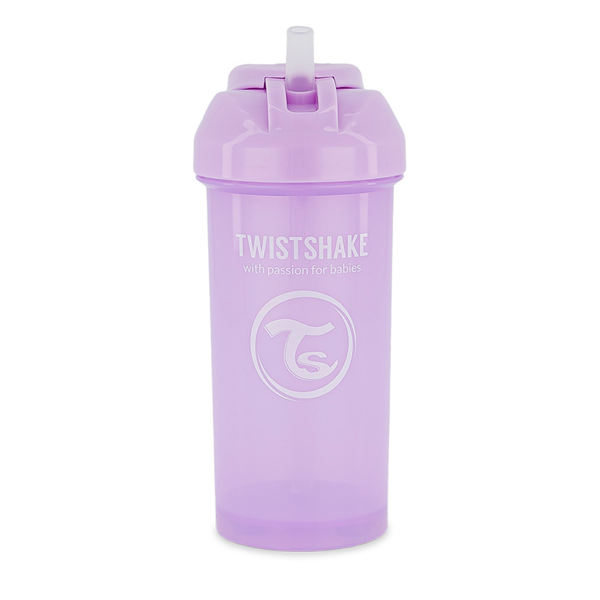 Tasse à paille 360ml 6m+ - Violet pastel 