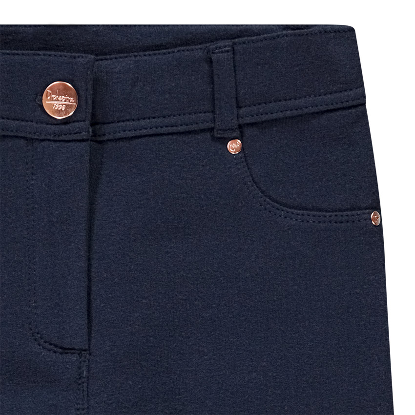 Pantalón de felpa liso para niña Main Pantalón de felpa liso para niña