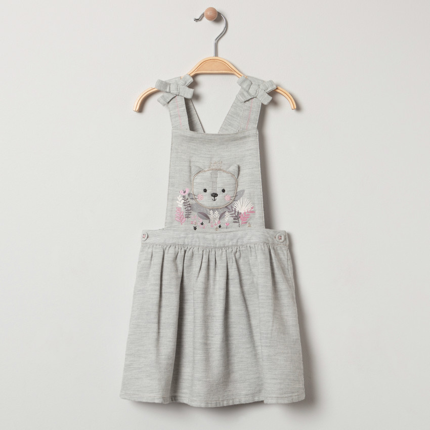 Robe à bretelles motif chat sur le devant  Additional Robe à bretelles motif chat sur le devant