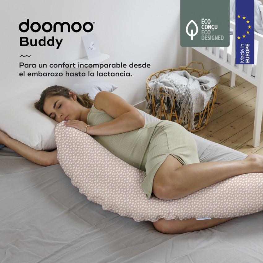 Coussin d'allaitement Buddy Cloudy Rose  Additional Coussin d'allaitement Buddy Cloudy Rose