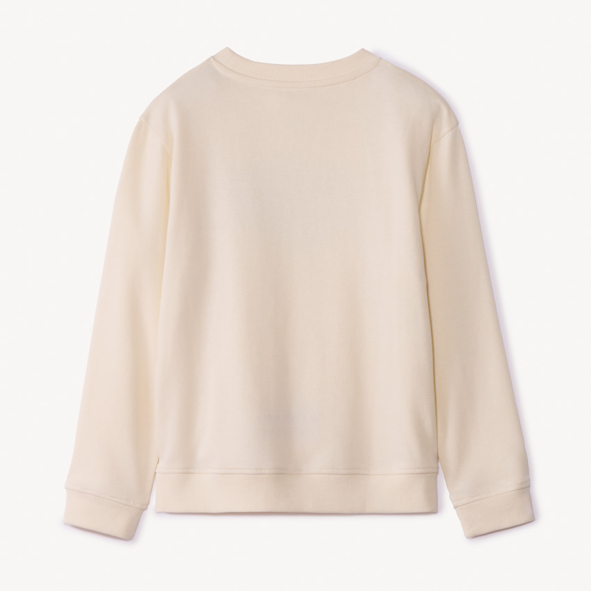 Sudadera de felpa estampada niño 