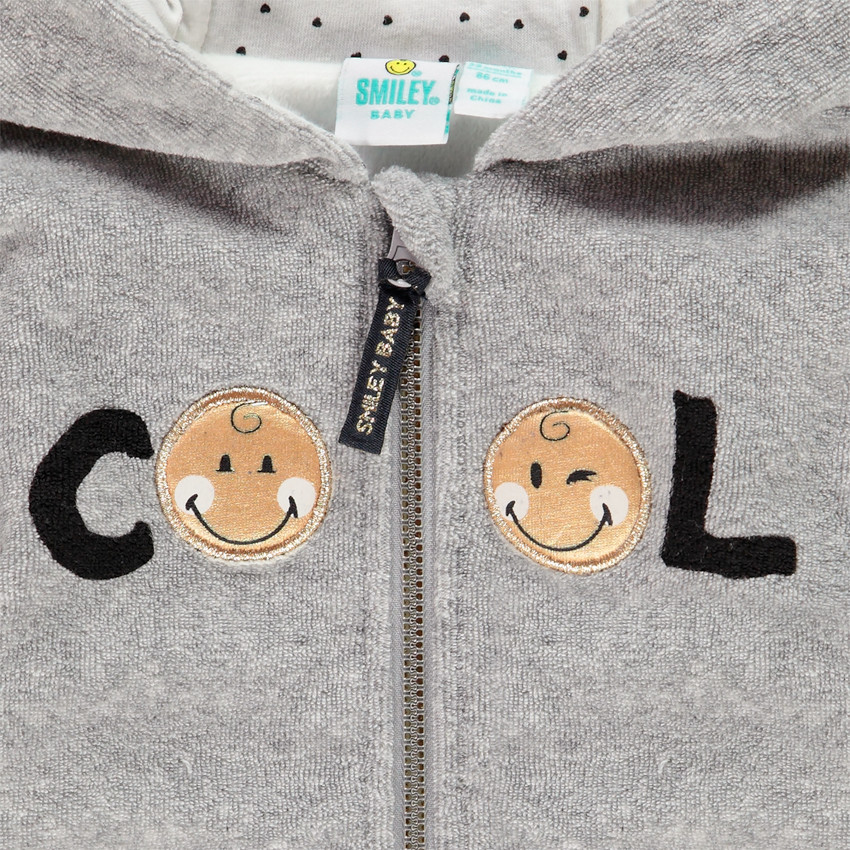 Sudadera con capucha Smiley Baby 