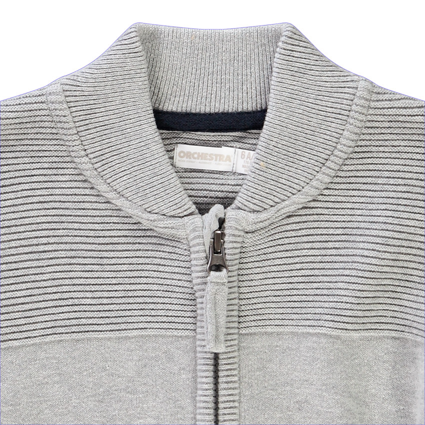 Gilet tricot esprit teddy pour enfant garçon Main Gilet tricot esprit teddy pour enfant garçon