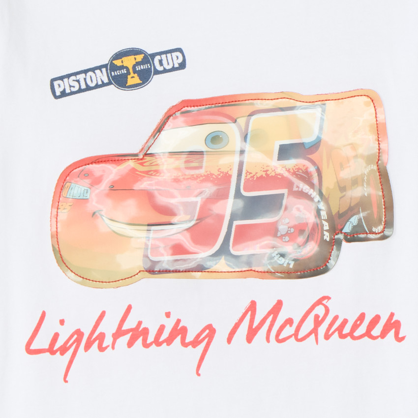 Camiseta de manga corta con estampado lenticular de Flash McQueen de Disney - Pixar para niño 