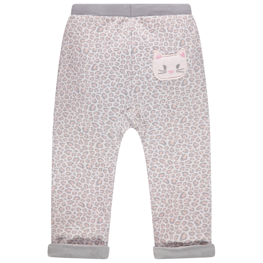 Pantalon de jogging en molleton imprimé léopard 