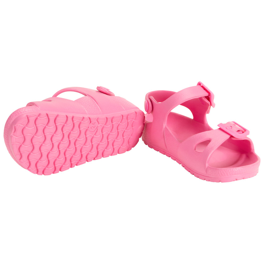 Sandalias de playa suaves con hebillas para niña 