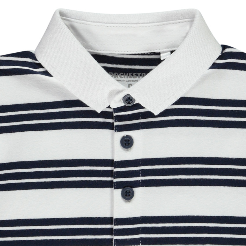 Polo manga corta rayas para niño 