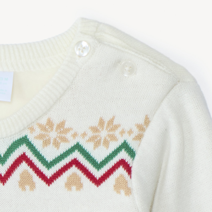 Suéter de Navidad Minnie Disney de punto para niña bebé 