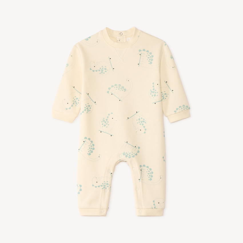 Monospace largo con estampado de dinosaurios para bebé niño 