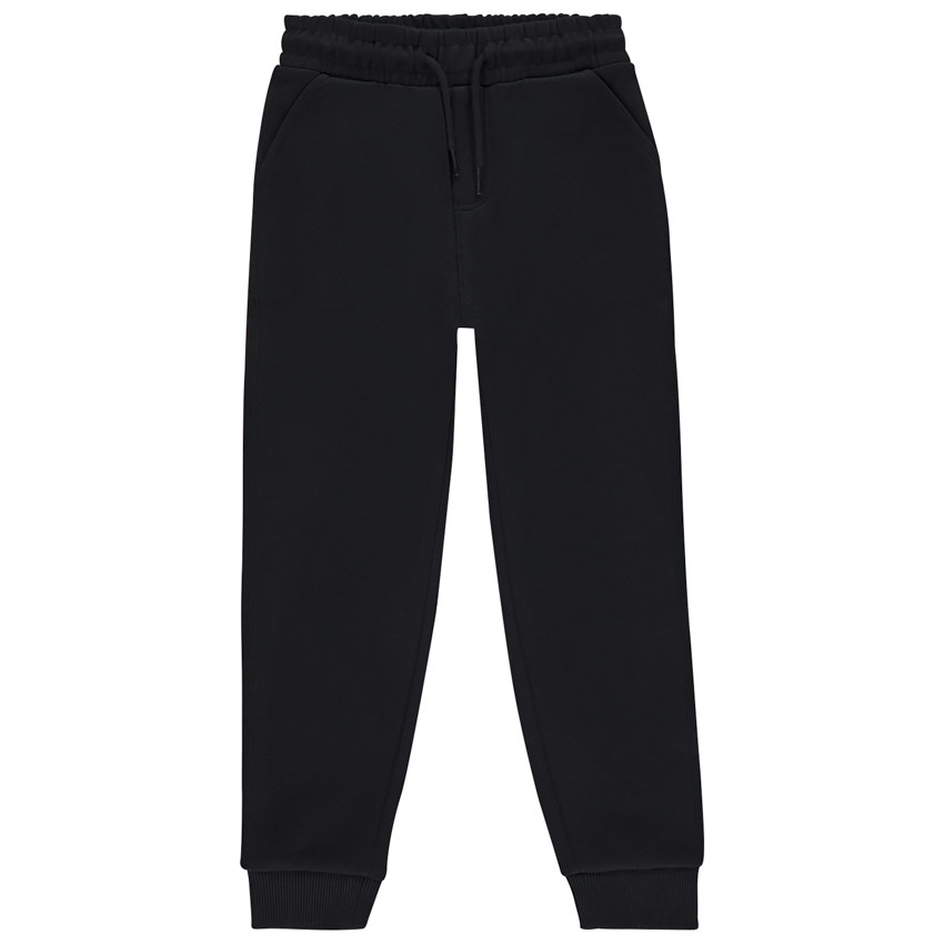 Pantalón jogging de felpa con bandas laterales para niño 