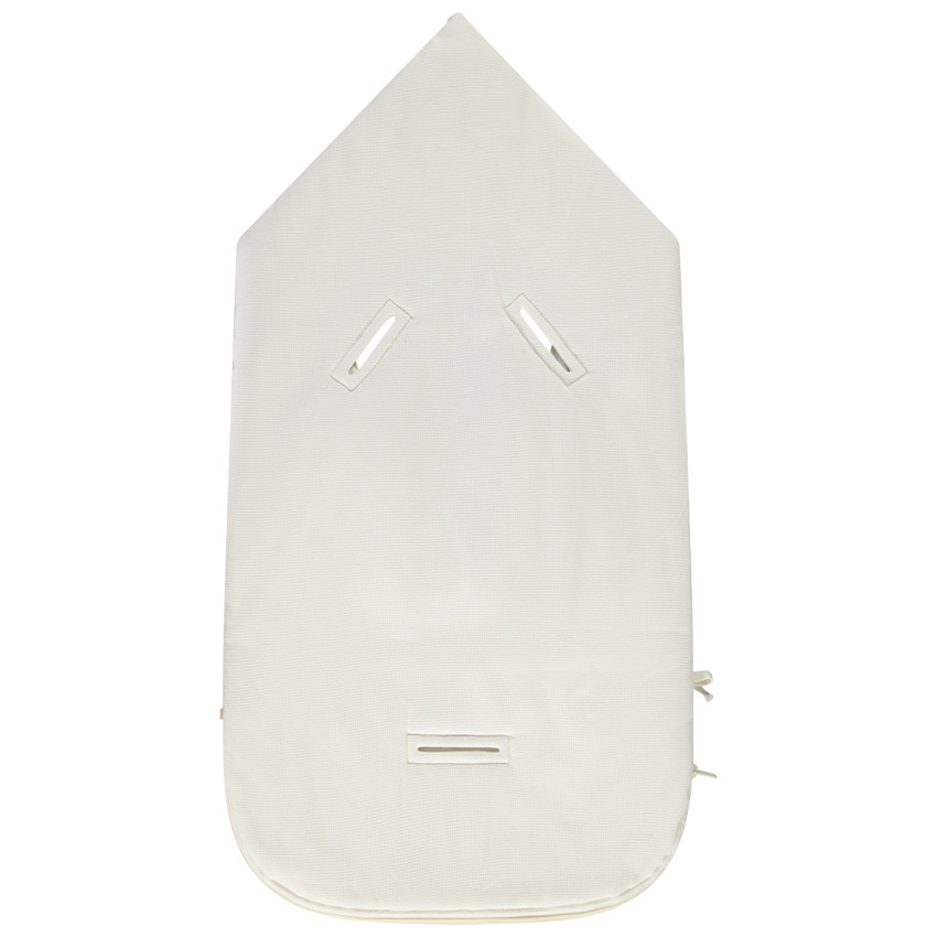 Nido de ángel efecto panal y forro impreso para bebé 