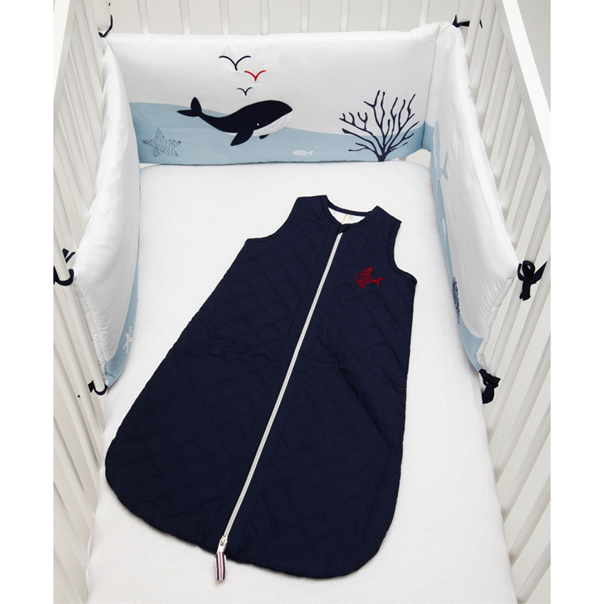 Protector de cuna 3 paneles Pretty Sea  Additional Protector de cuna 3 paneles Pretty Sea
