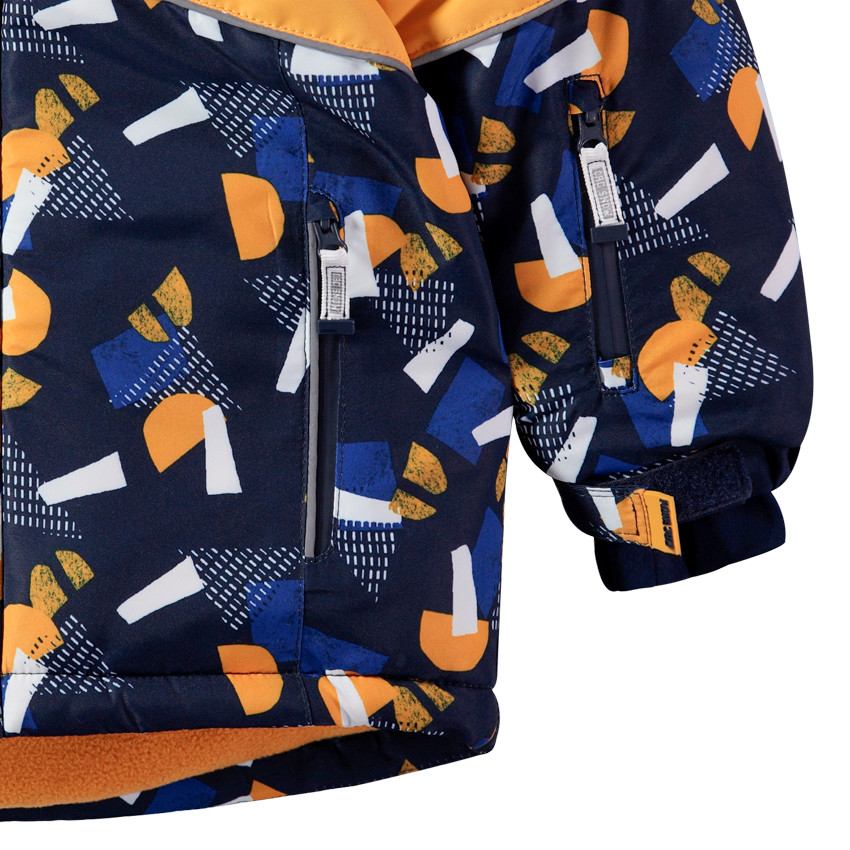 Cazadora de esquí impermeable con estampado gráfico all-over 