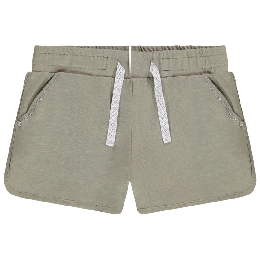 Short de punto liso para niña 