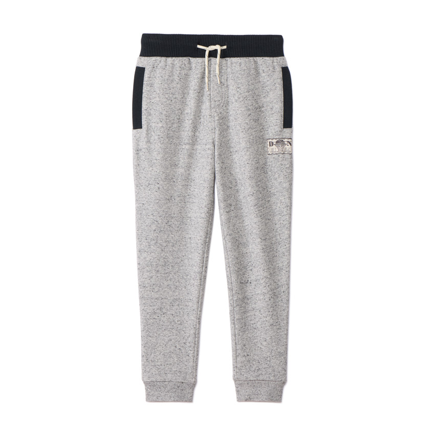 Pantalón jogging de felpa con efecto neps para niño 