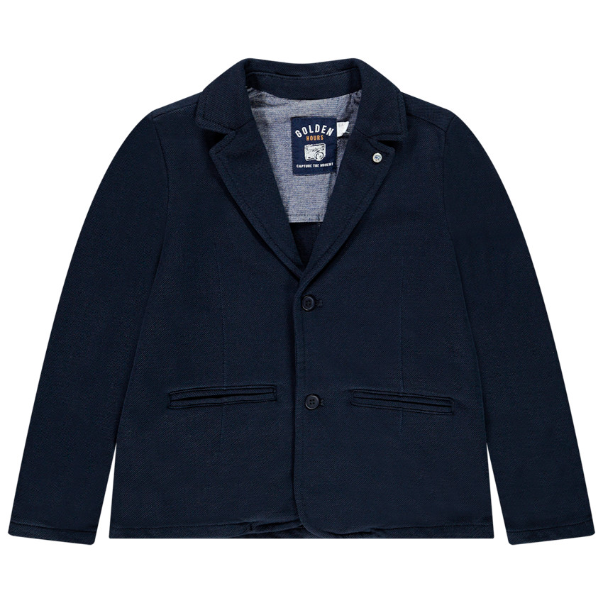 Chaqueta ceremonia estructura piqué  Additional Chaqueta ceremonia estructura piqué