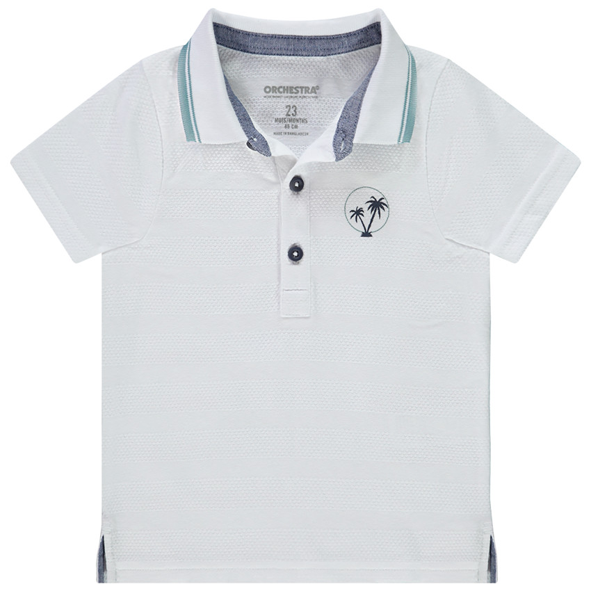 Polo manga corta print fantasía para bebé niño 