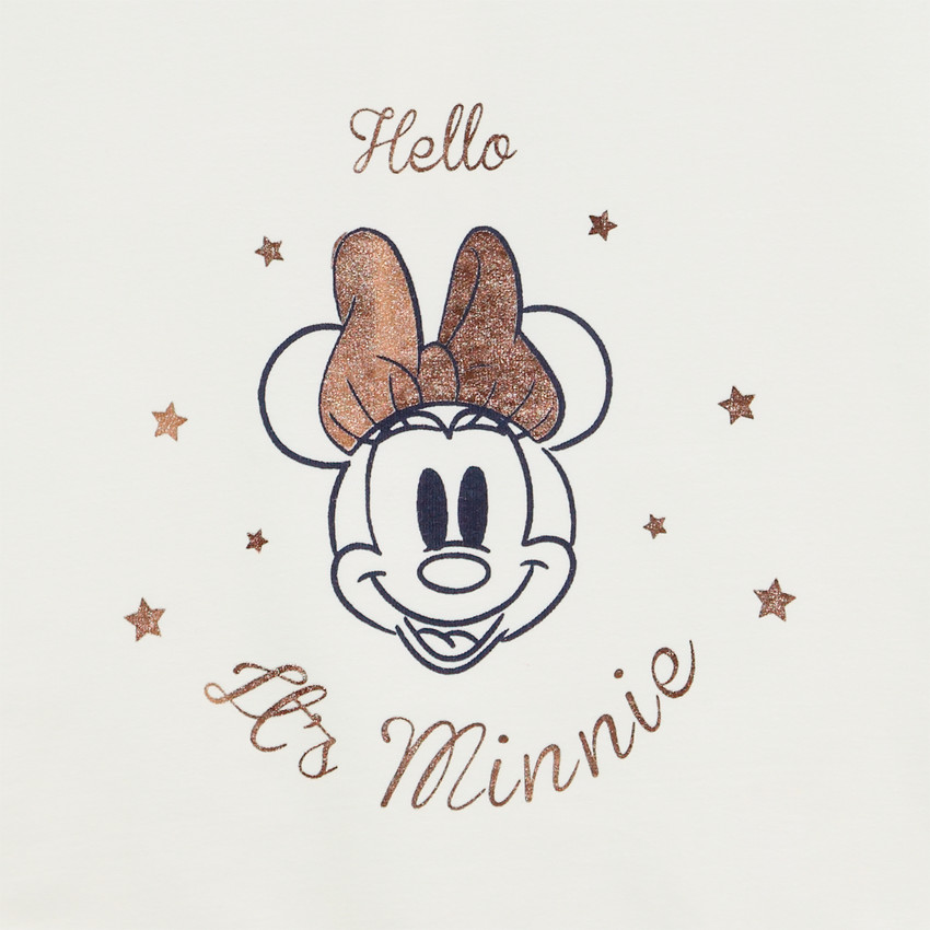 Pantalón jogging de felpa con estampado de Minnie Disney para bebé niña 