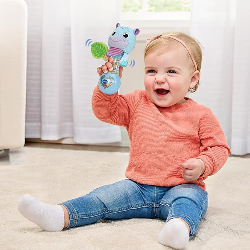 Sonajero Hipo bebé azul 