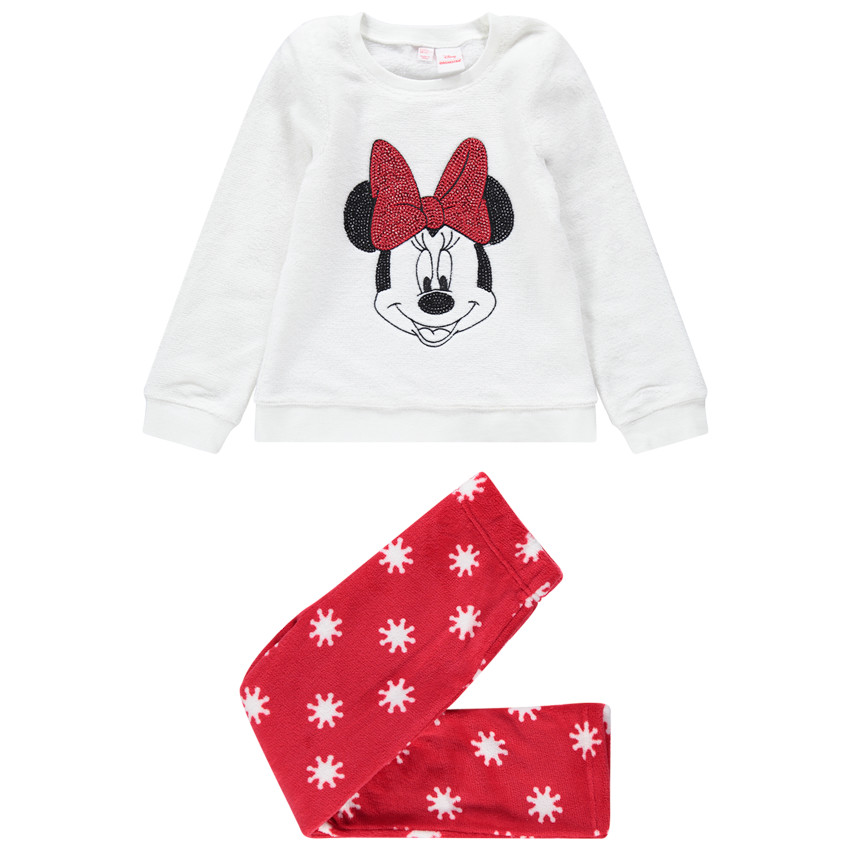 Pijama de borreguillo bicolor con Minnie Disney de lentejuelas  Additional Pijama de borreguillo bicolor con Minnie Disney de lentejuelas