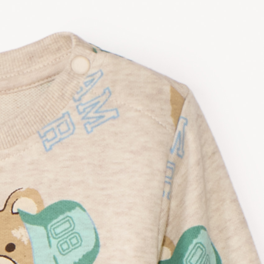 Conjunto de chándal con estampado de ositos para bebé niño 