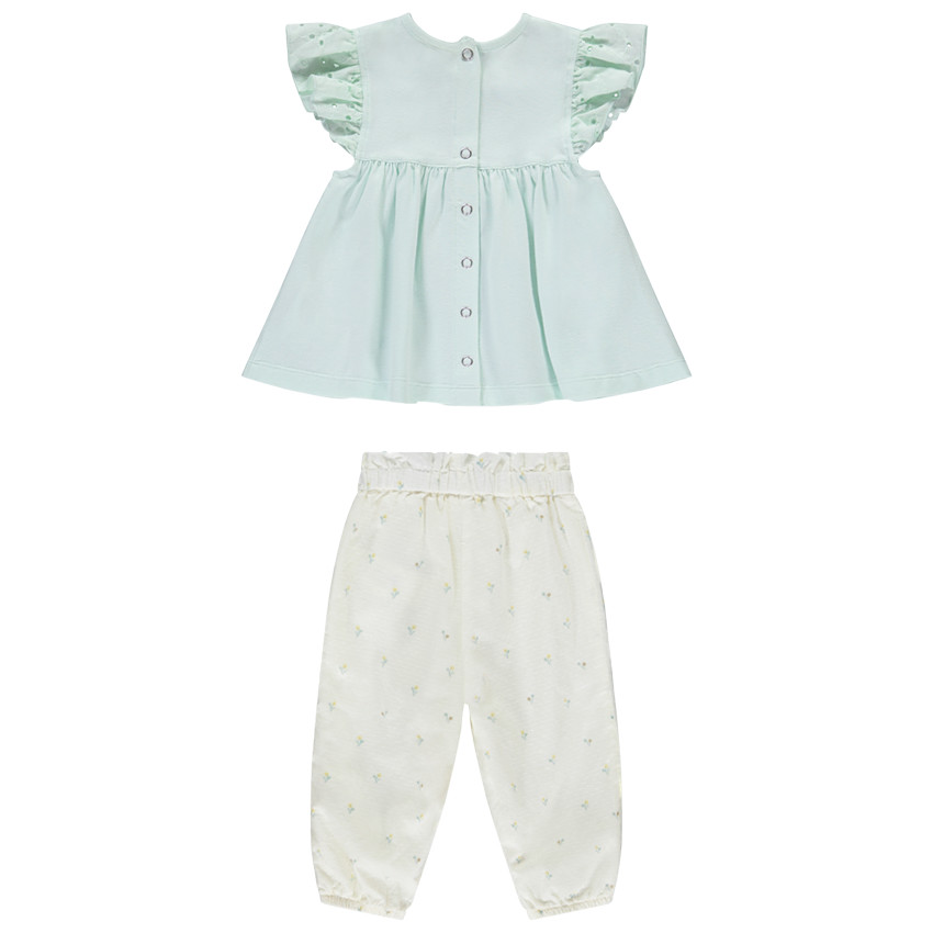 Conjunto de pantalón + blusa de fantasía para niña bebé 