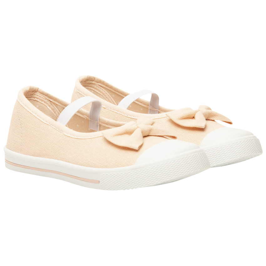 Babies nude en tela con lazo y tirante elástico para niña 