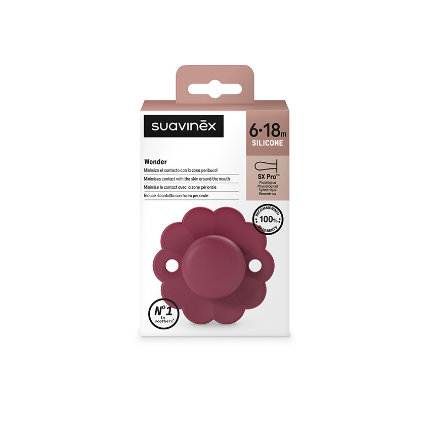 Chupete reversible SX PRO Wonder Viva Magenta 6-18 meses 