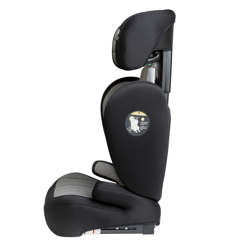Siège-auto i-Size Isofix 100-150 cm noir/gris 