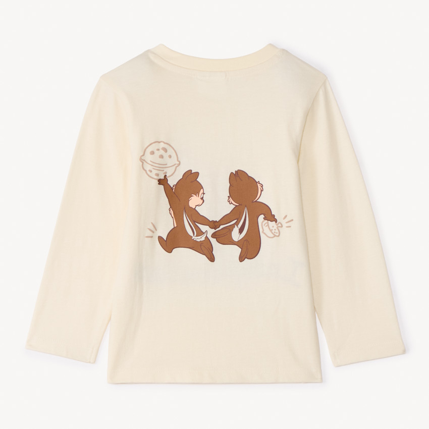 Camiseta de manga larga oversize de Tic y Tac de Disney para bebé niño. 