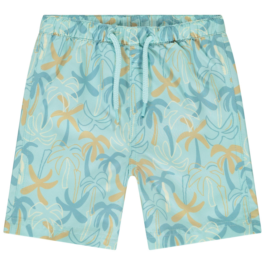 Short de baño estampado de palmeras para bebé niño 
