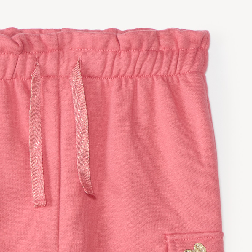 Pantalón de chándal de niña estilo cargo 