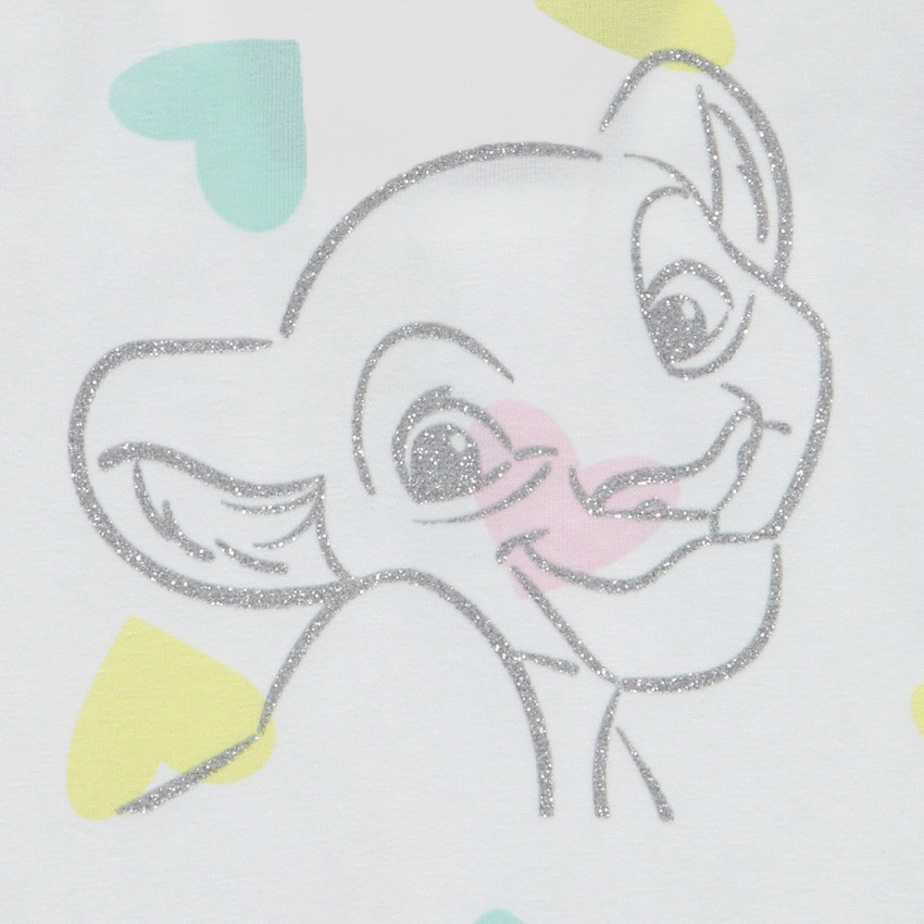 Camiseta sin mangas con estampado de corazones y print brillante Nala Disney para bebé niña 