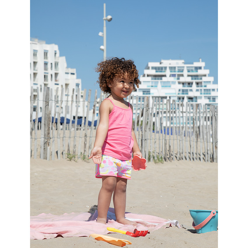 Lote de 3 camisetas sin mangas unis para niña. 