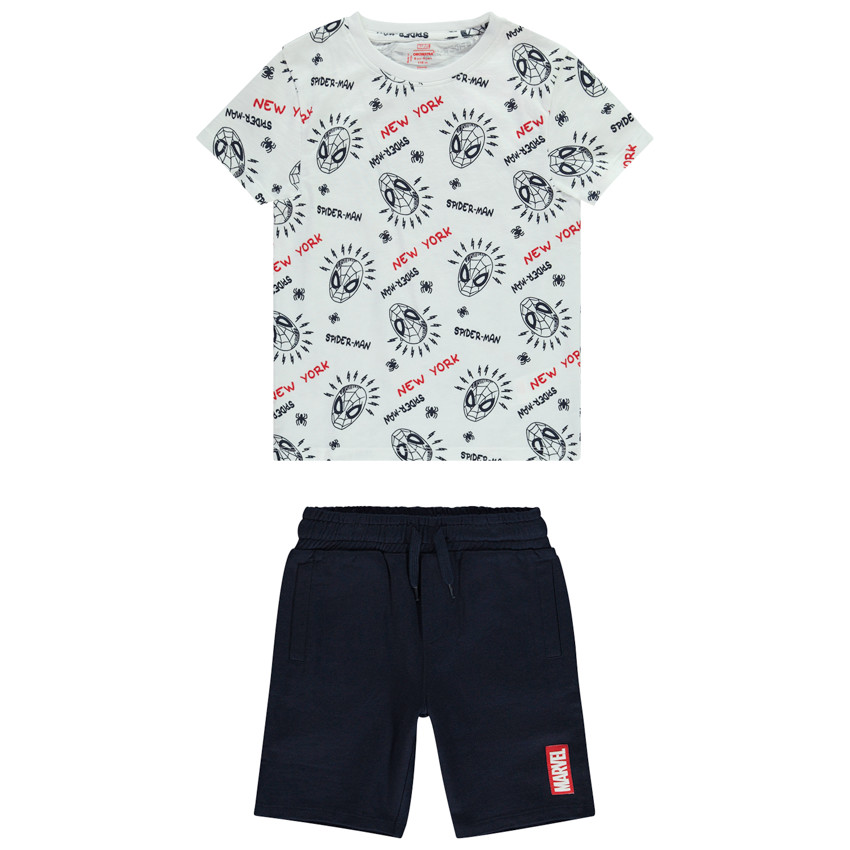 Conjunto de 2 piezas estampado de Spider-Man Marvel para niño  Additional Conjunto de 2 piezas estampado de Spider-Man Marvel para niño