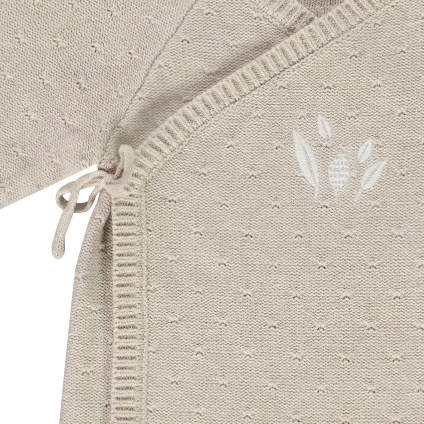 Chaqueta de punto calado con bordados para bebé  Additional Chaqueta de punto calado con bordados para bebé