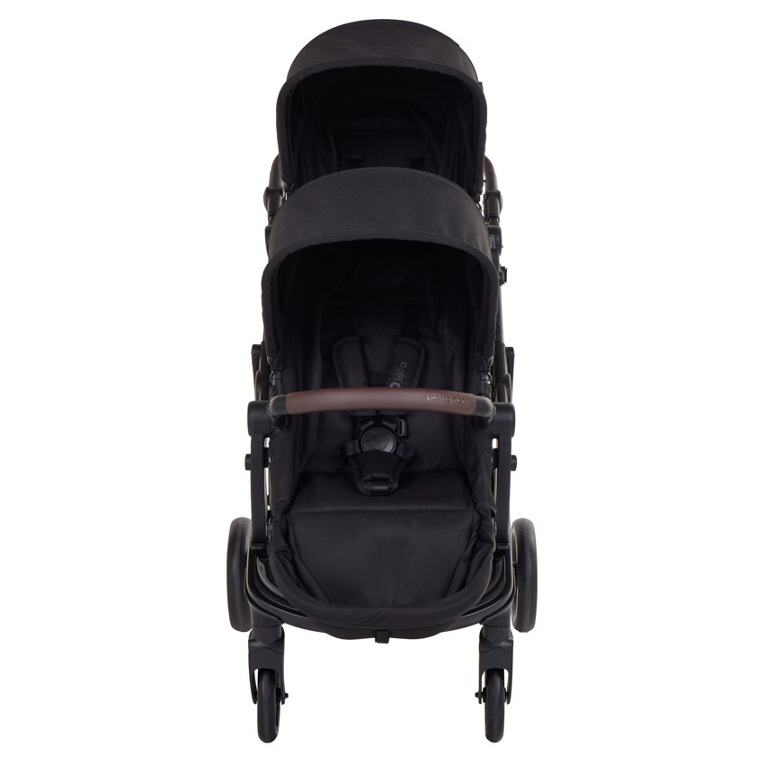 Coche gemelar Leila - Negro 