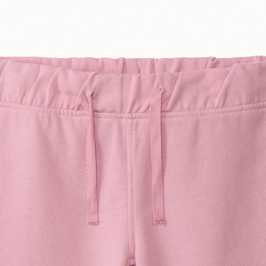 Ensemble jogging en molleton uni print fleur pour fille 