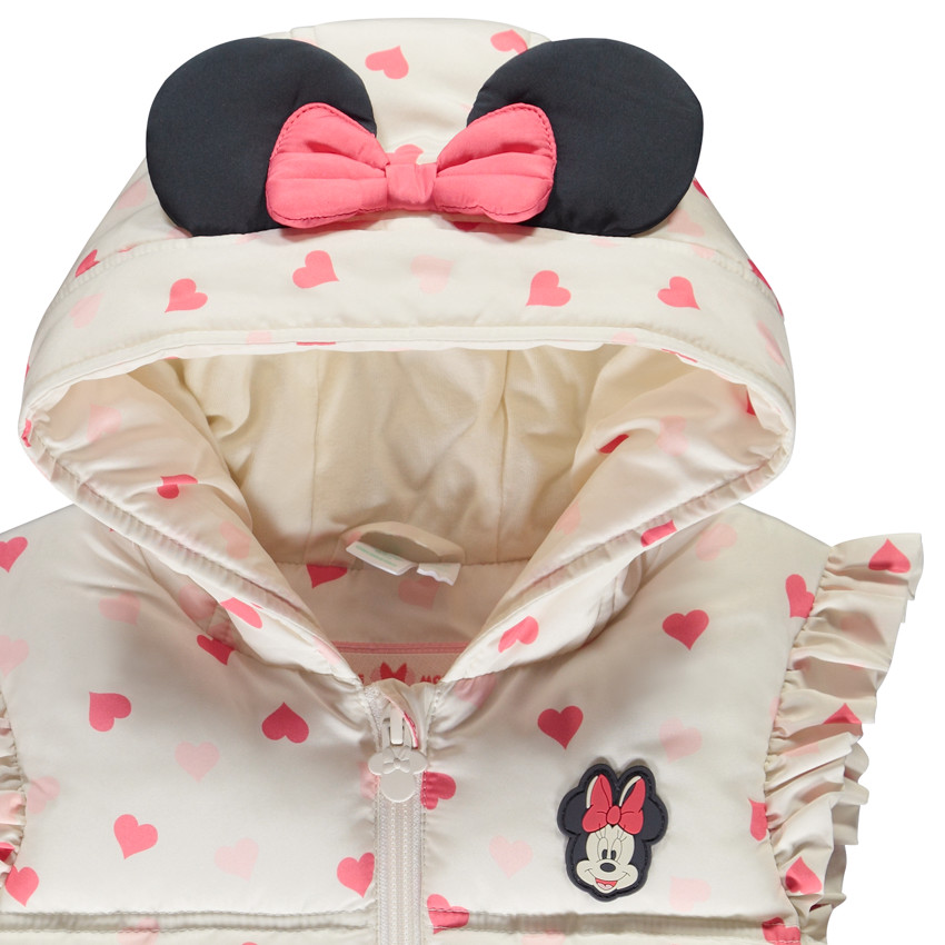 Chaleco Minnie Disney con estampado de corazones para bebé niña  Additional Chaleco Minnie Disney con estampado de corazones para bebé niña